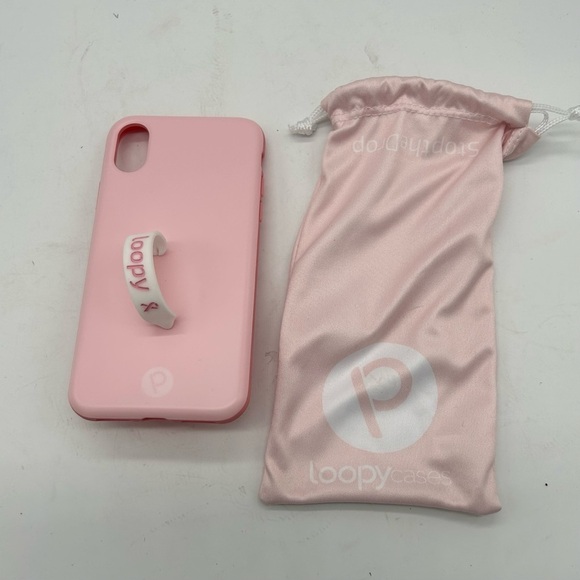 Loopy Case Pale Pink iPhone X - Picture 2 of 3